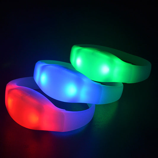 Customizable Remote-Controlled LED Bracelet – DMX & Sound-Activated
