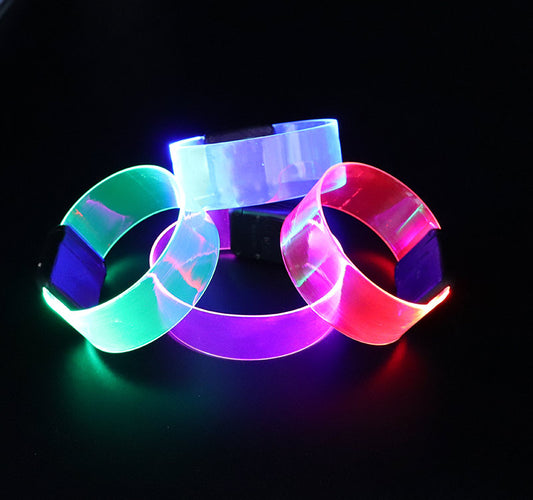 GlowSlide Magnetic LED Bracelet – Coldplay Style Light-Up Wristband