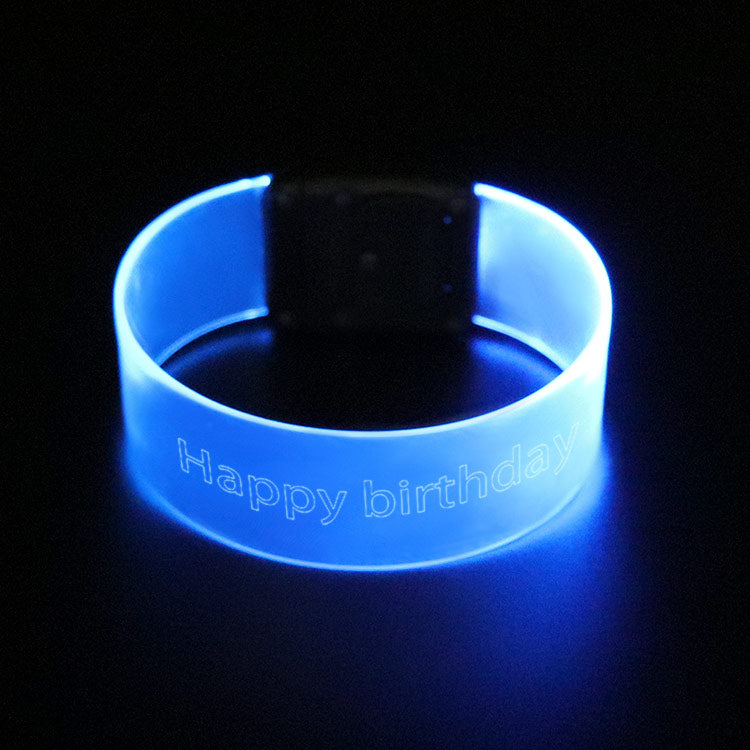 GlowSlide Magnetic LED Bracelet – Coldplay Style Light-Up Wristband