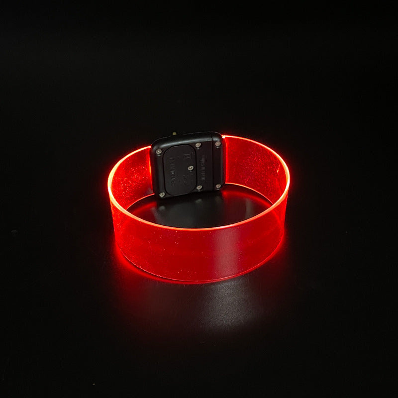 GlowSlide Magnetic LED Bracelet – Coldplay Style Light-Up Wristband