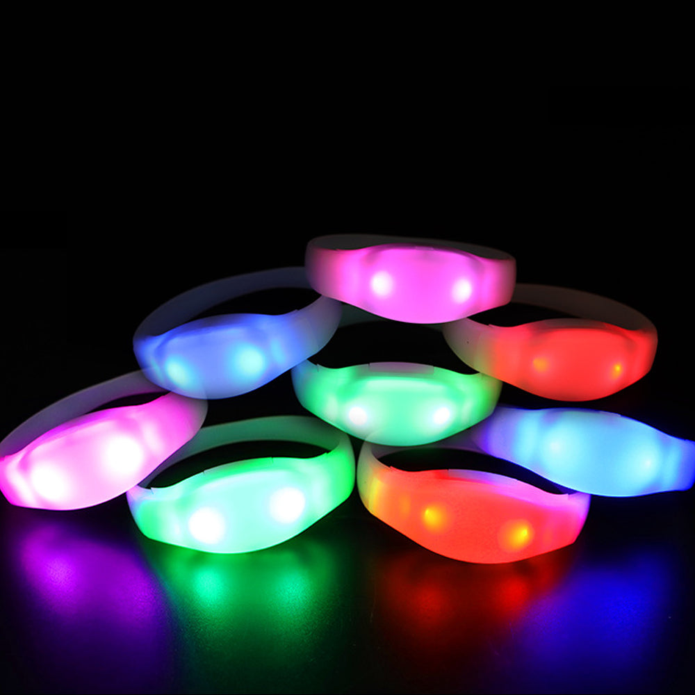 Customizable Remote-Controlled LED Bracelet – DMX & Sound-Activated