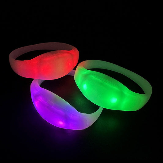 Customizable Remote-Controlled LED Bracelet – DMX & Sound-Activated