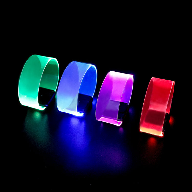 GlowSlide Magnetic LED Bracelet – Coldplay Style Light-Up Wristband